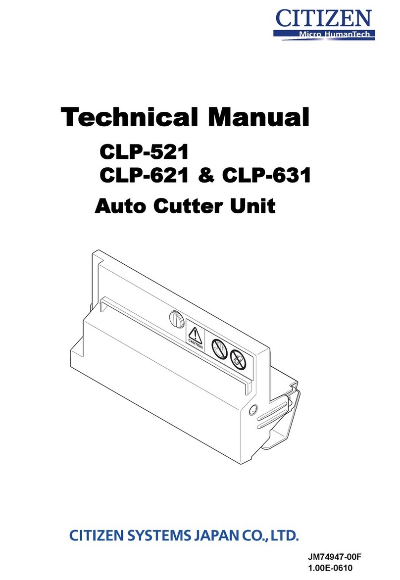 Citizen CLP-521 Technical manual