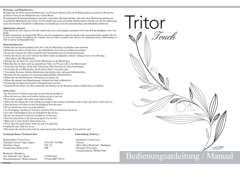 Tritor Touch manual