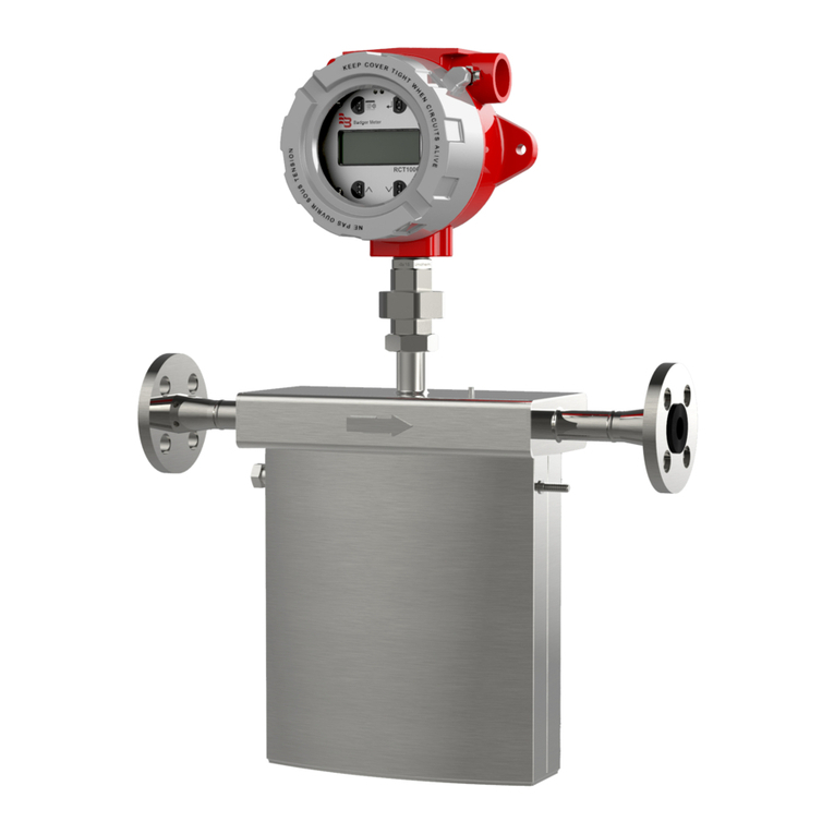 Badger Meter CORIOLIS RCT1000 User manual