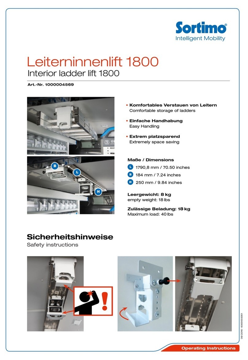 Sortimo 1800 manual