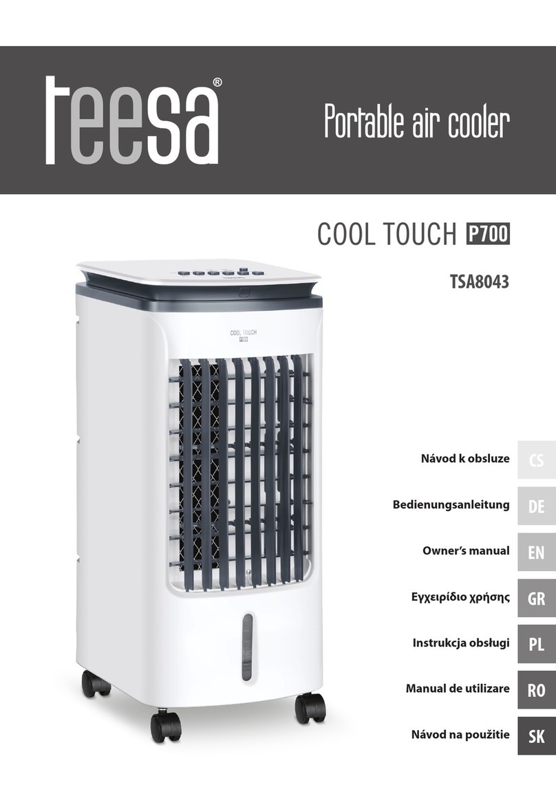 Teesa COOL TOUCH P700 User manual