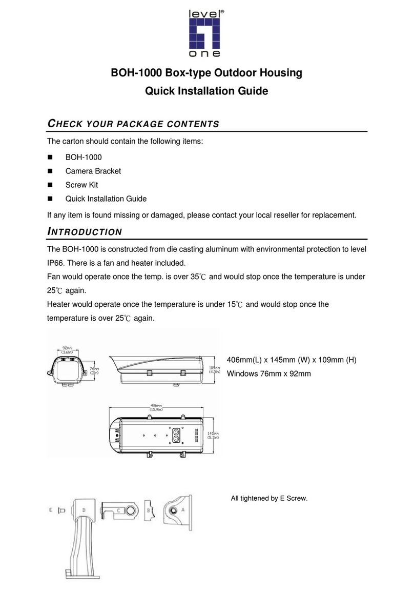 LevelOne BOH-1000 Quick installation guide