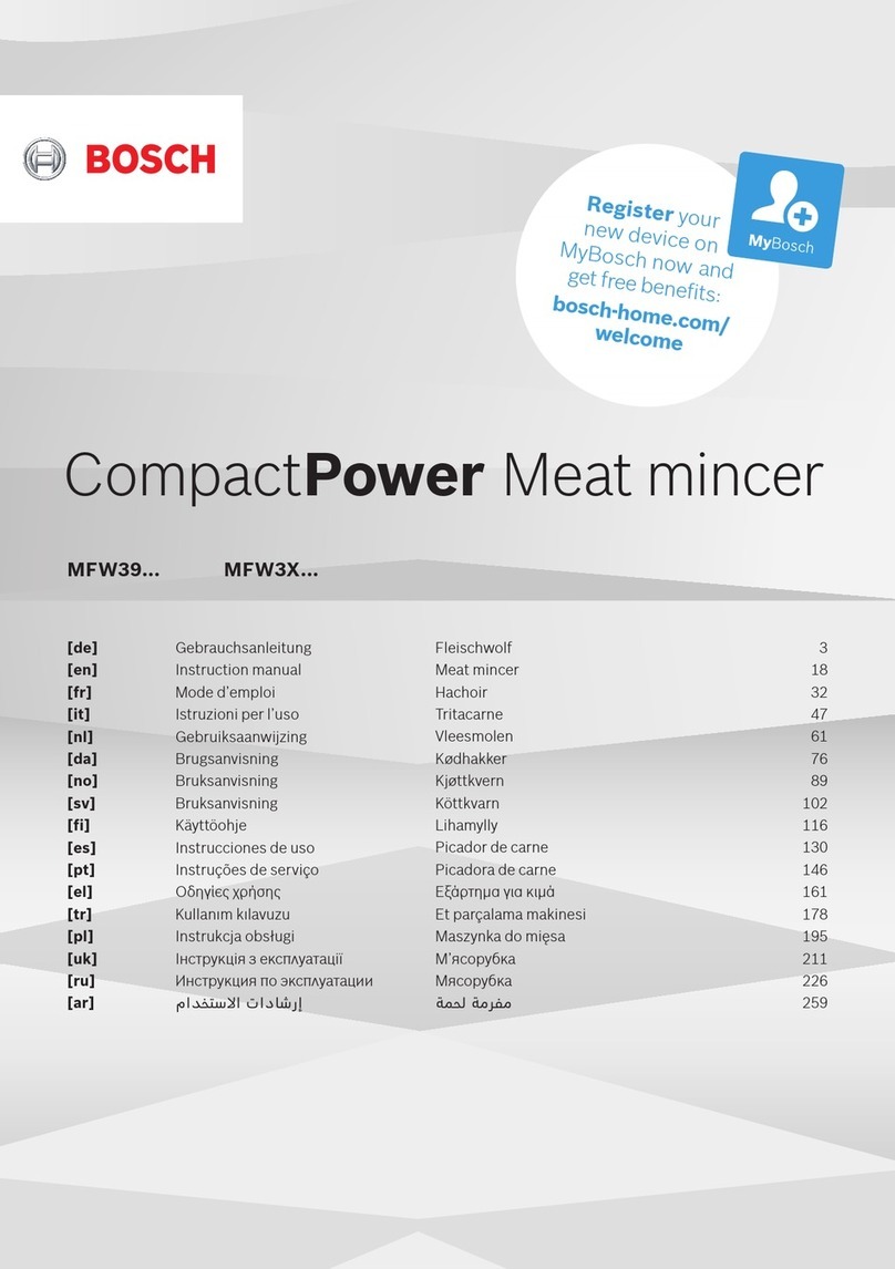 Bosch CompactPower MFW39 Series User manual Bosch CompactPower MFW39 Series User manual