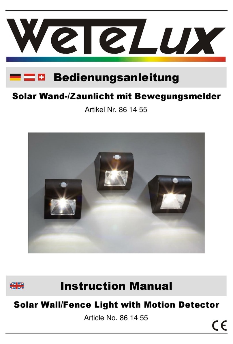 Wetelux 86 14 55 instruction manual