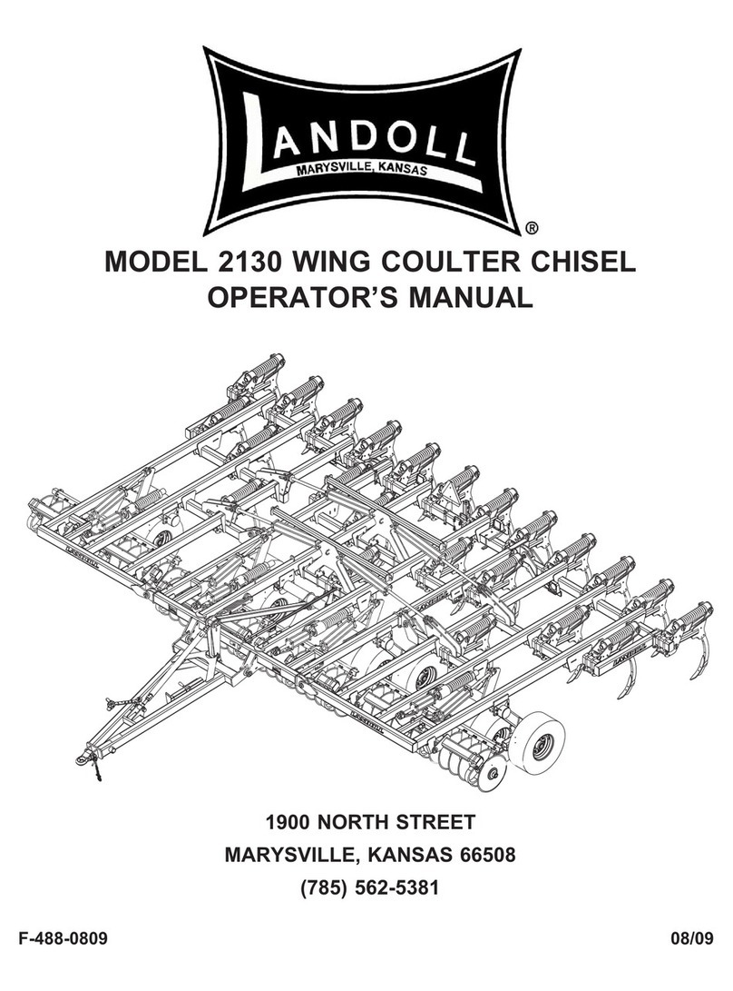 Landoll 2130 Operator's manual