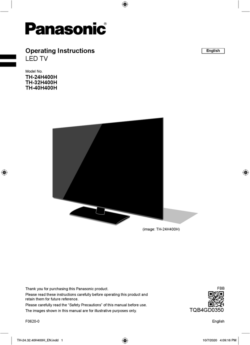 Panasonic TH-24H400H User manual
