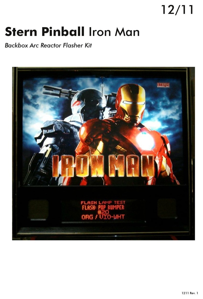 Stern Pinball Iron Man manual