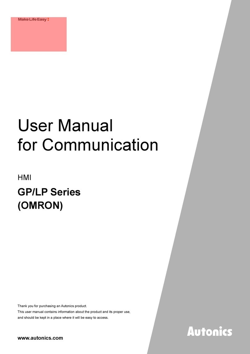 Autonics Omron GP Series Use and care manual