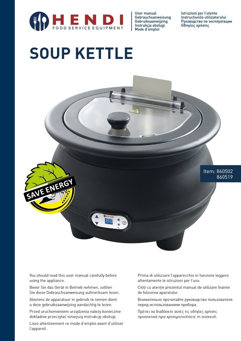 Hendi 860502 user manual