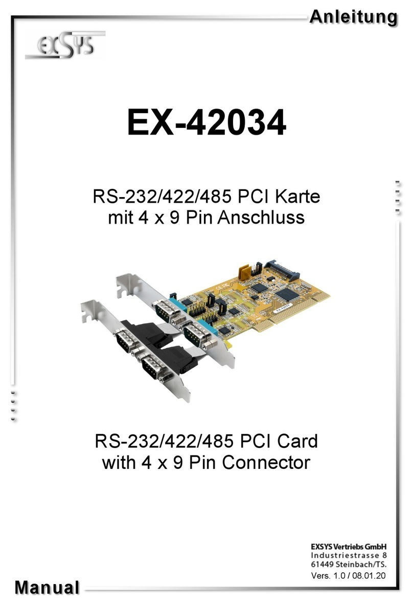 Exsys EX-42034 User manual
