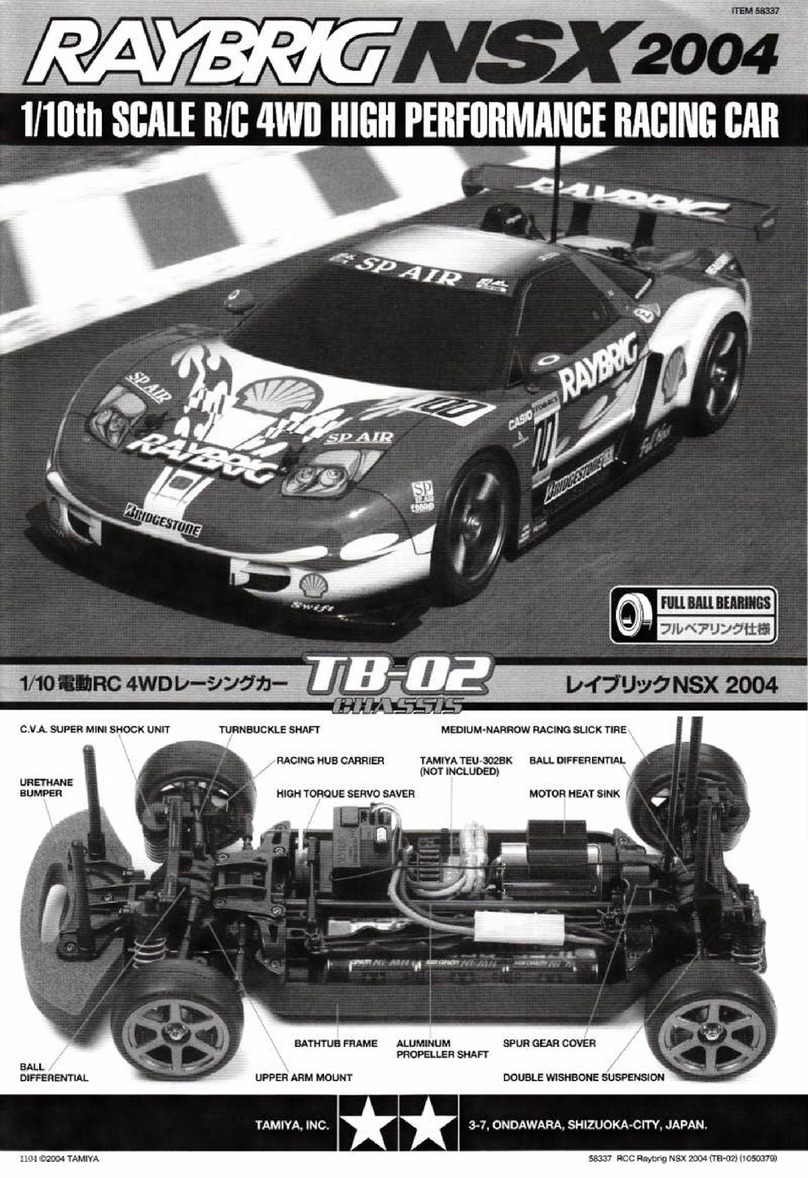 Tamiya RAYBRIG NSX 2004 manual