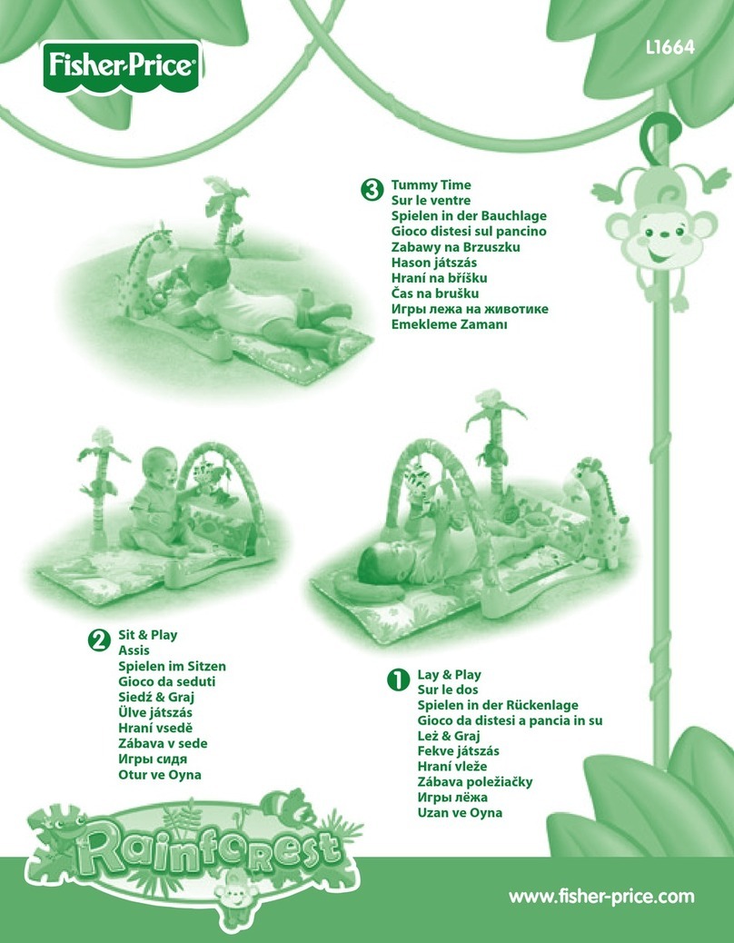 Fisher-Price RainForest L1664 instruction sheet Fisher-Price RainForest L1664 instruction sheet
