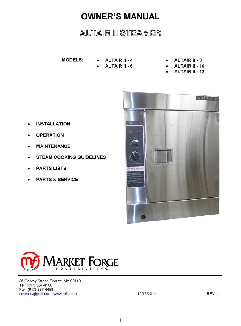 Market Forge Industries ALTAIR II-4 User manual