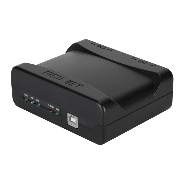 RCF RDNET CONTROL 2 User manual
