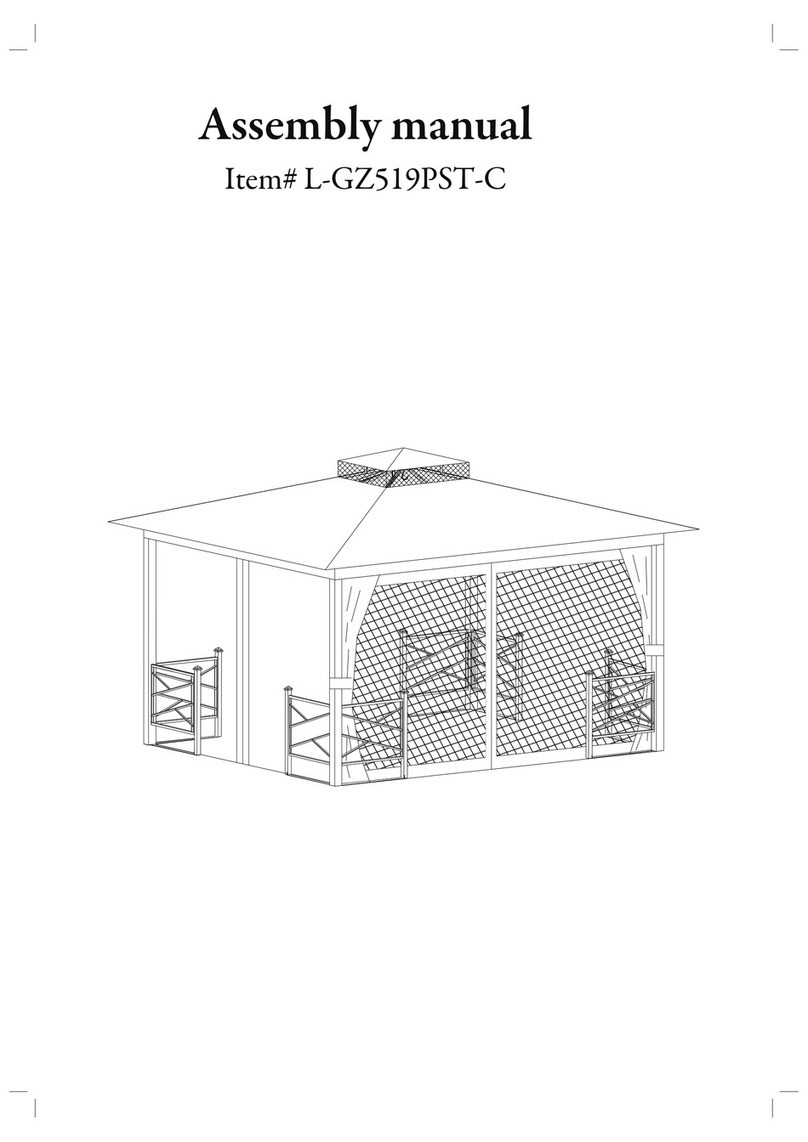 Sunjoy L-GZ519PST-C User manual Sunjoy L-GZ519PST-C User manual