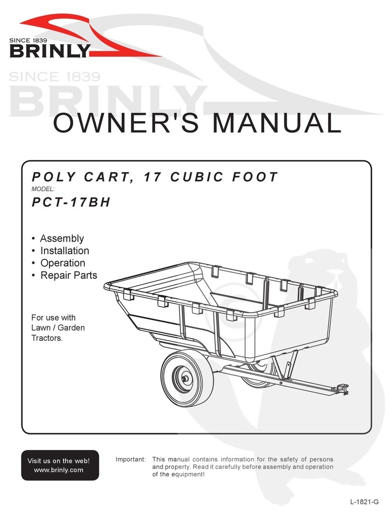 Brinly PCT-17BH User manual