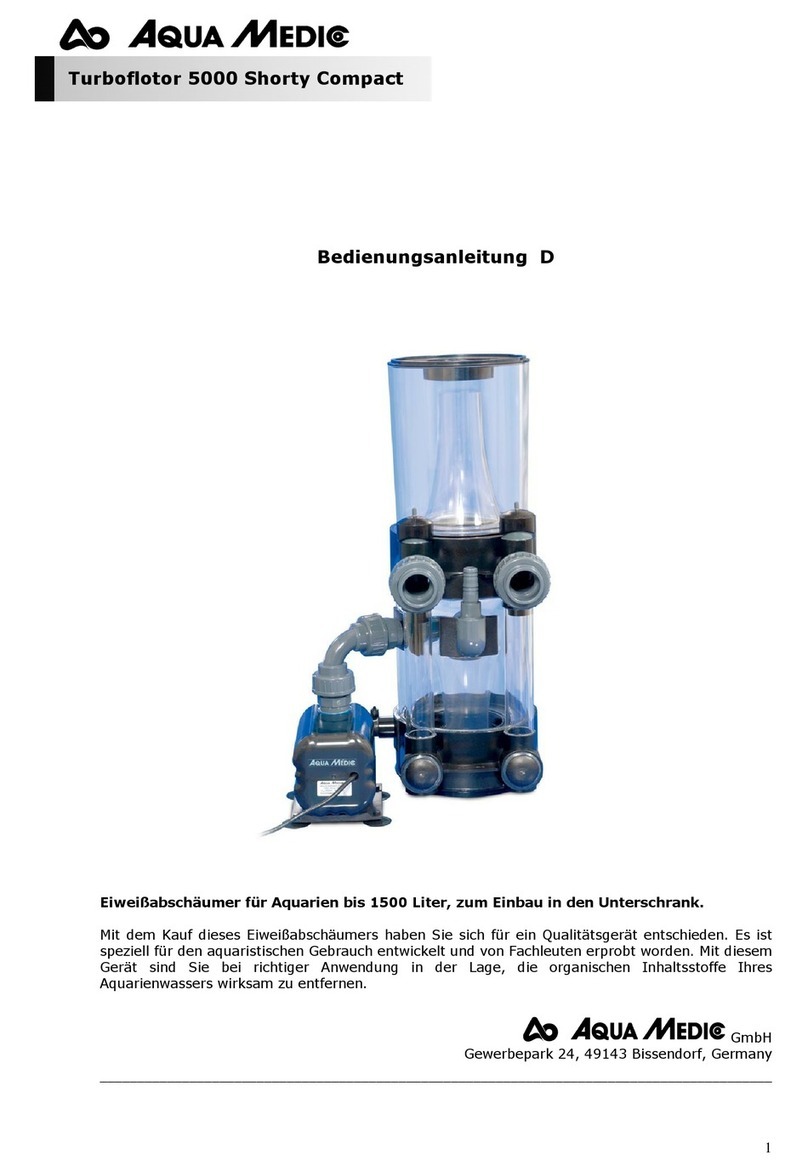 Aqua Medic Turboflotor 5000 Shorty Compact Operation manual Aqua Medic Turboflotor 5000 Shorty Compact Operation manual