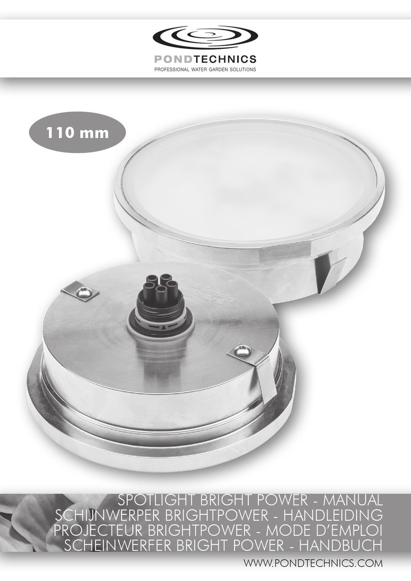 Pond Technics 820030 manual
