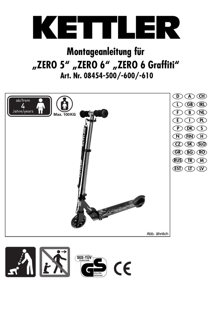 Kettler ZERO 5 Assembly instructions