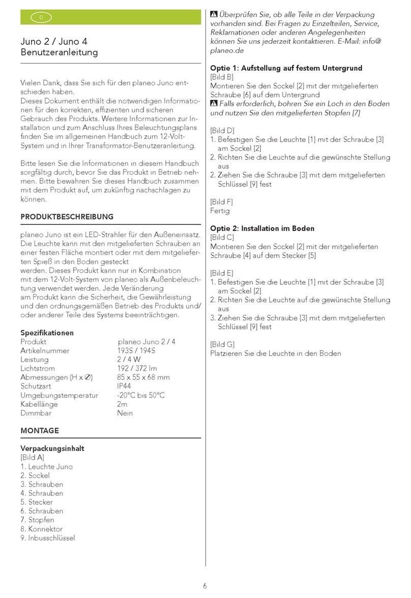 planeo Juno 2 User manual