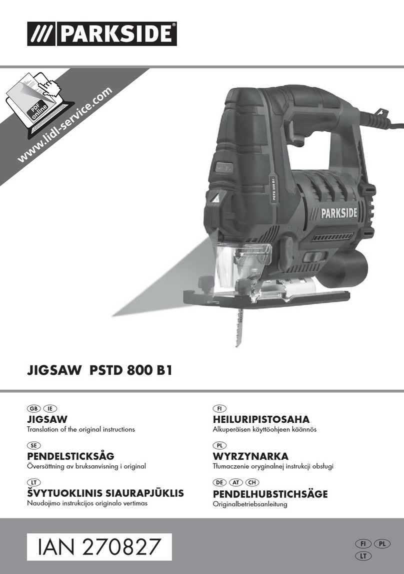 Parkside PSTD 800 B1 Translation of the original instructions