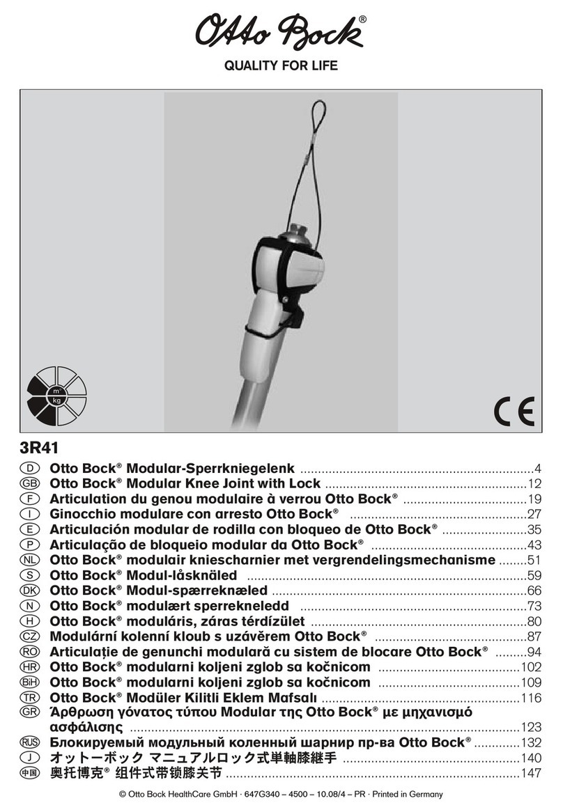 Otto Bock 3R41 User manual
