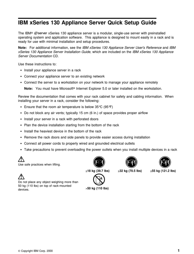 IBM @server  x Series User manual