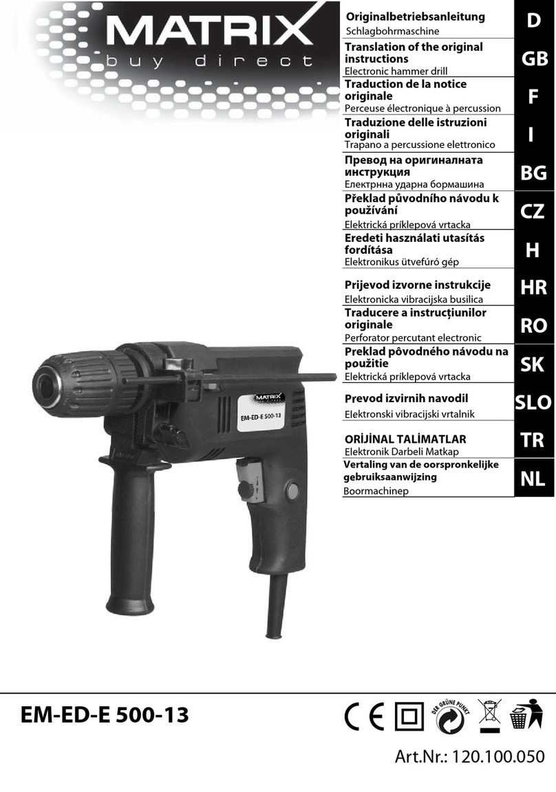 Matrix EM-ED-E 500-13 User manual