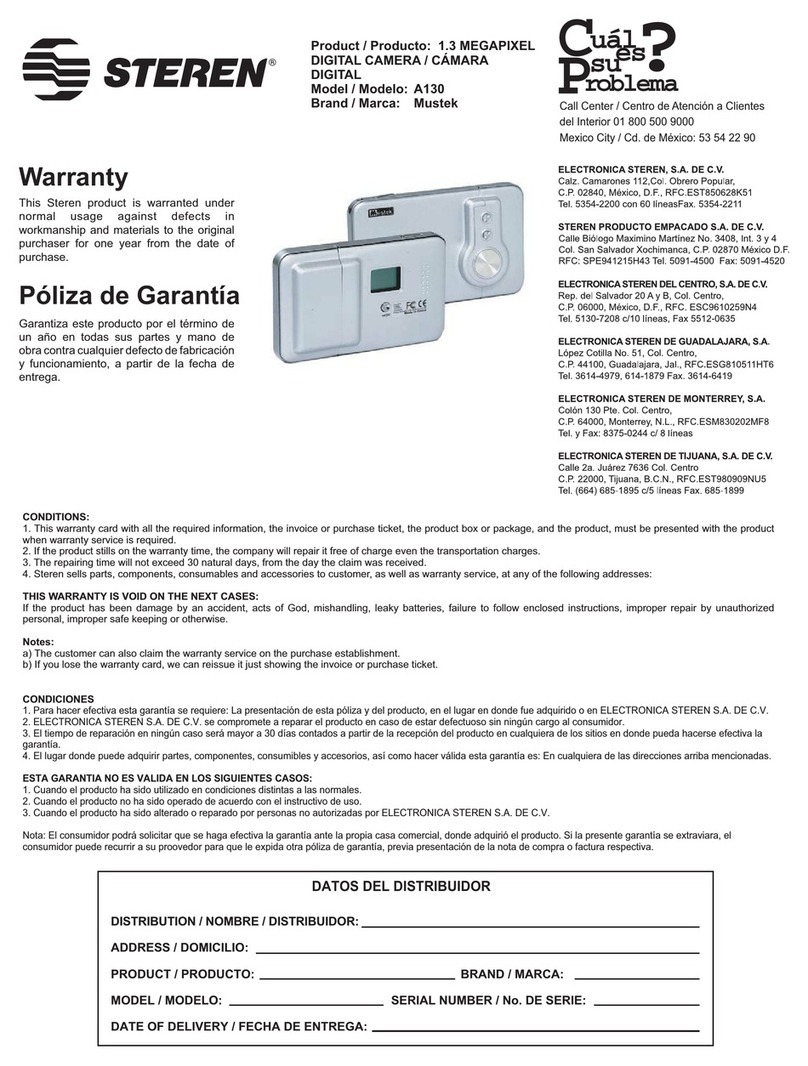Steren Mustek A130 manual