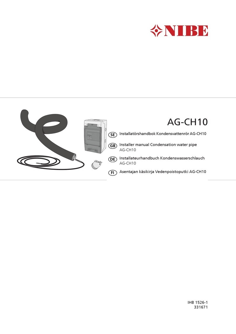 Nibe AG-CH10 Series Installer manual