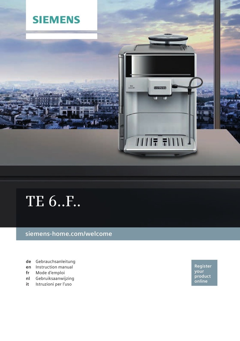 Siemens TE 6 F Series User manual