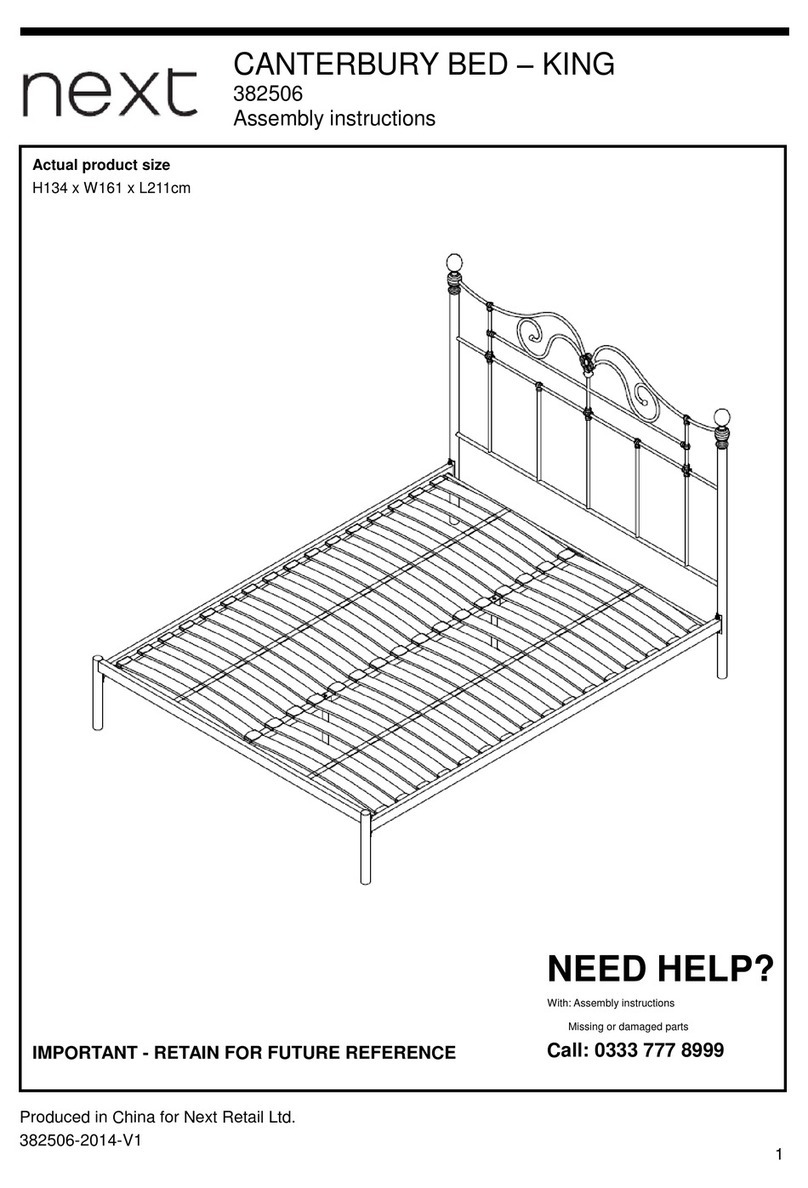 Next CANTERBURY 382506 User manual Next CANTERBURY 382506 User manual