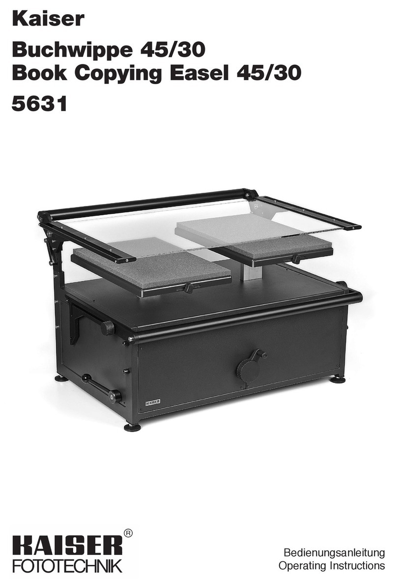 Kaiser Book Copying Easel 45/30 operating instructions