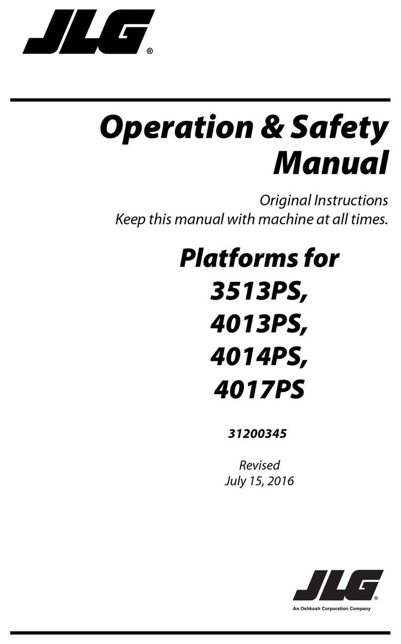 JLG 3513PS Operation & safety manual