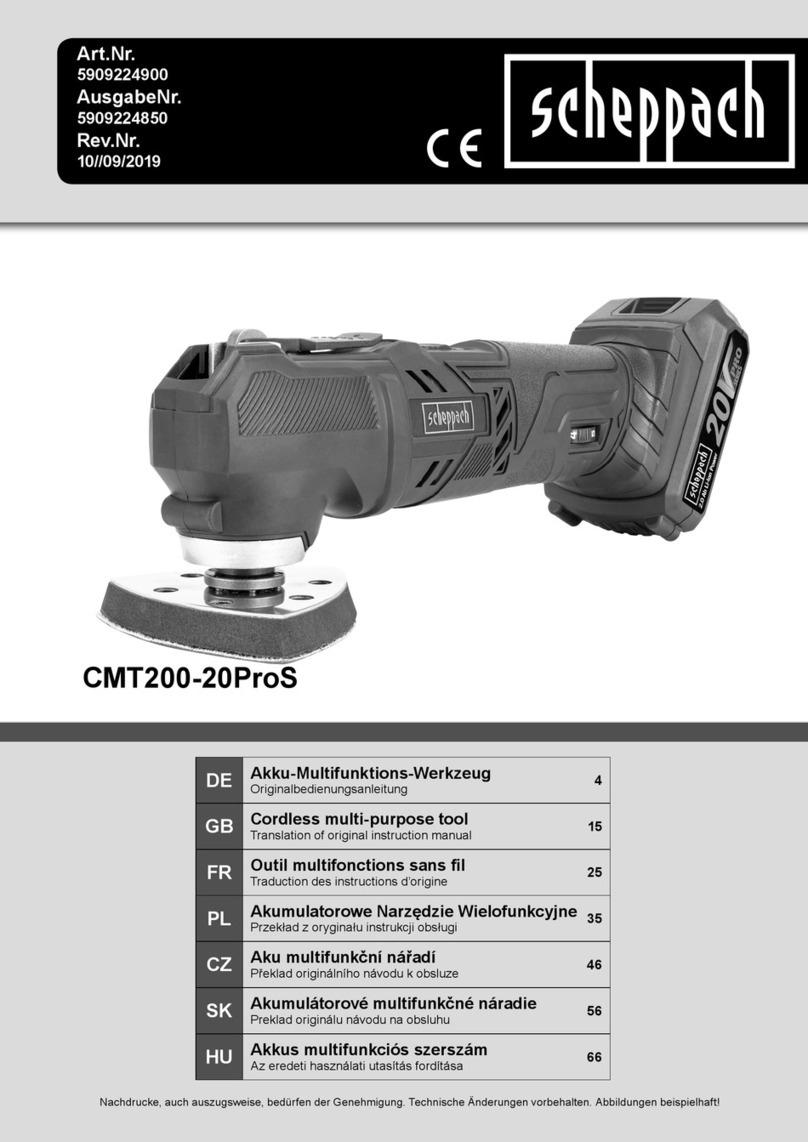Scheppach CMT200-20ProS User manual