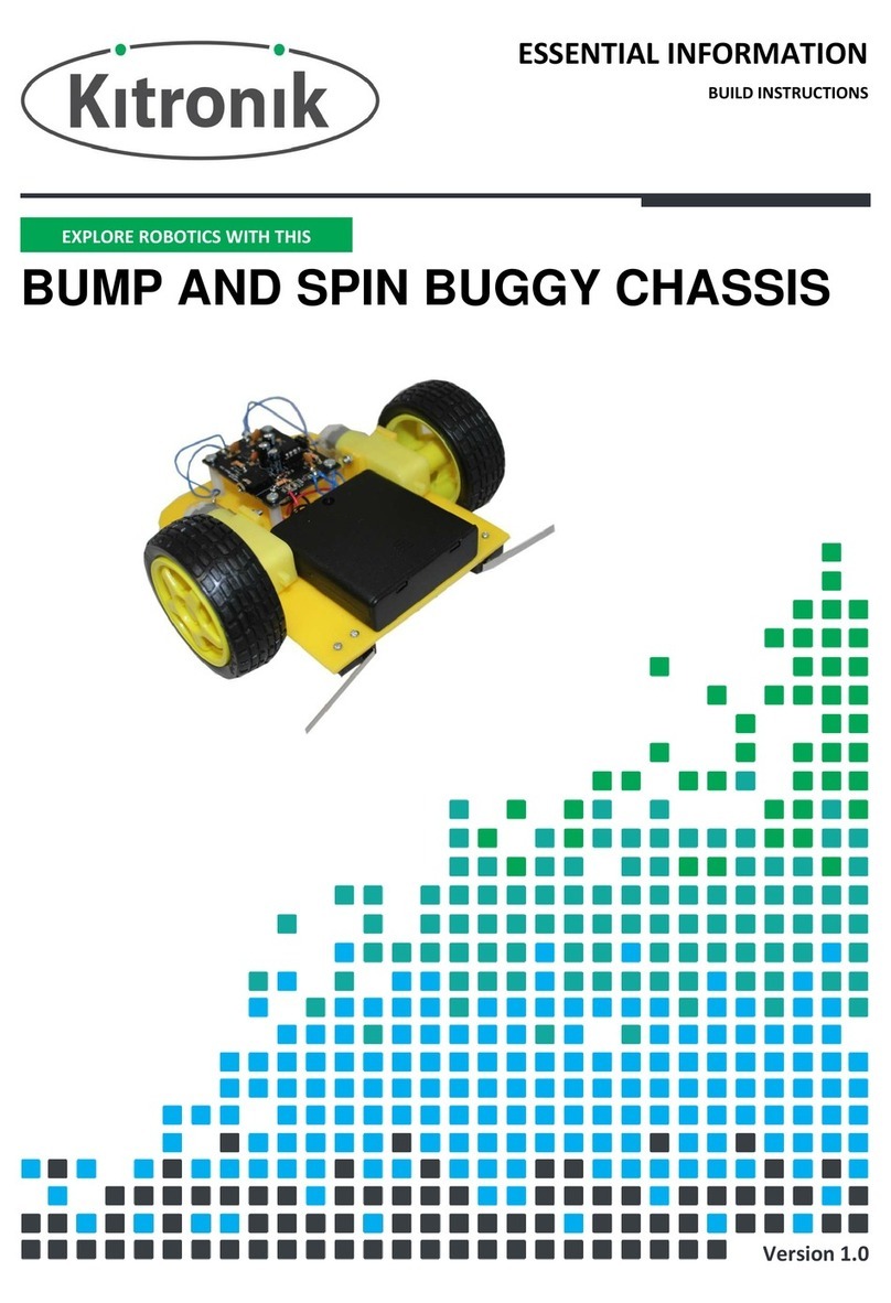 Kitronik BUMP AND SPIN BUGGY Build instructions