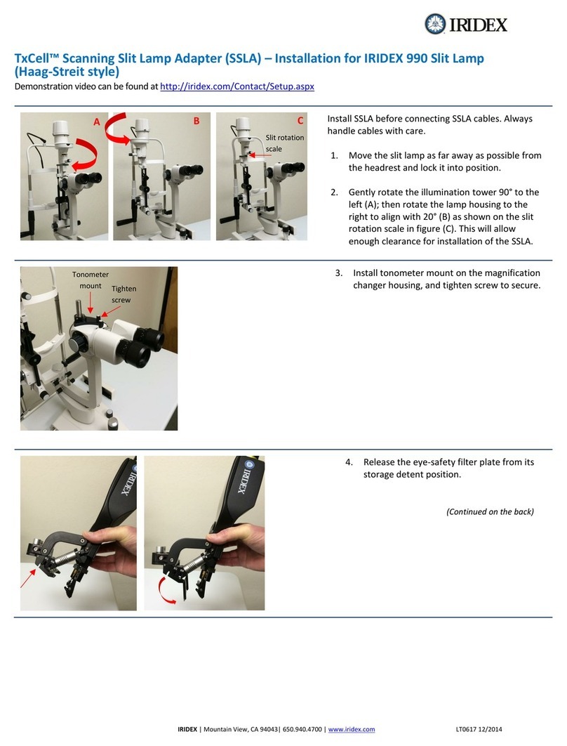 Iridex TxCell SSLA User manual