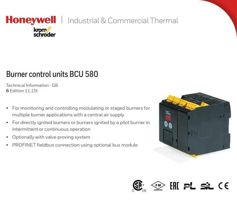 Honeywell Krom Schroder BCU 580 Manual