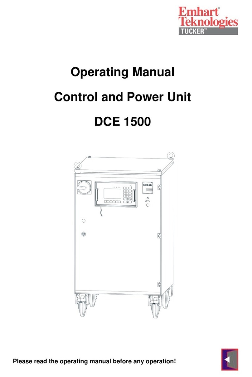 Emhart Teknologies TUCKER DCE 1500 operating manual