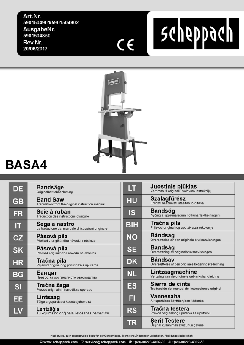Scheppach BASA4 Assembly instructions