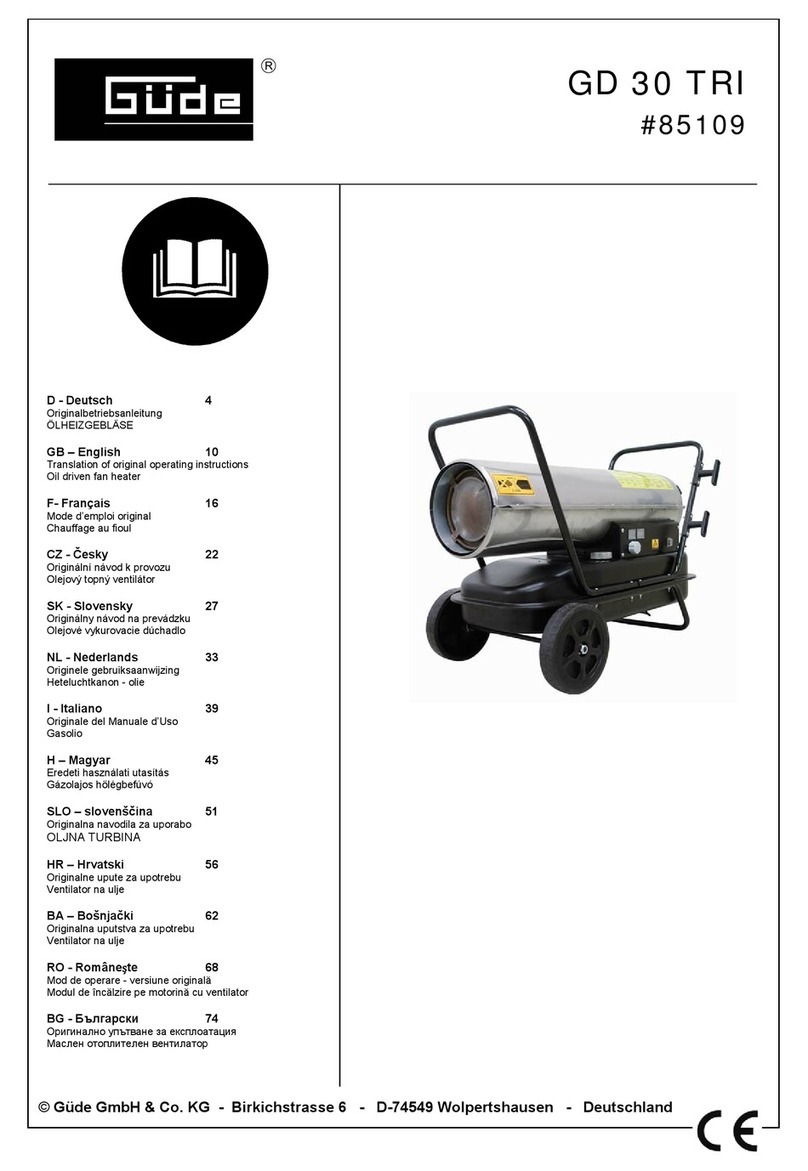 Gude GD 30 TRI Translation of original operating instructions