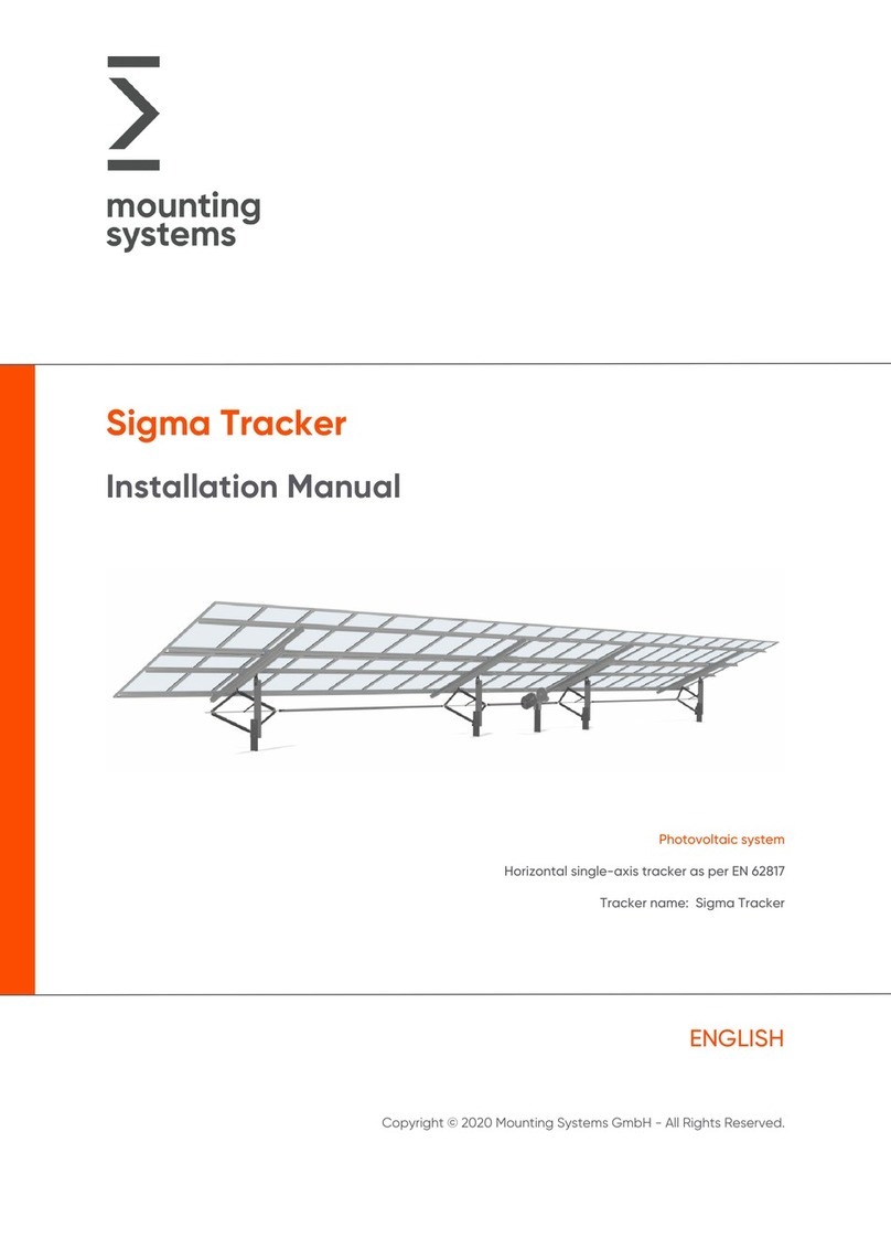 Mounting Systems Sigma Tracker installation manual