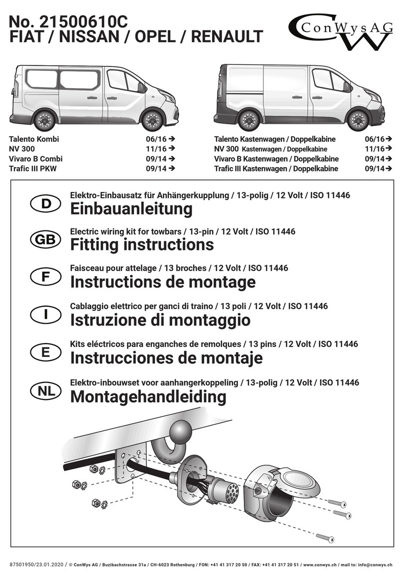 ConWys 21500610C User manual