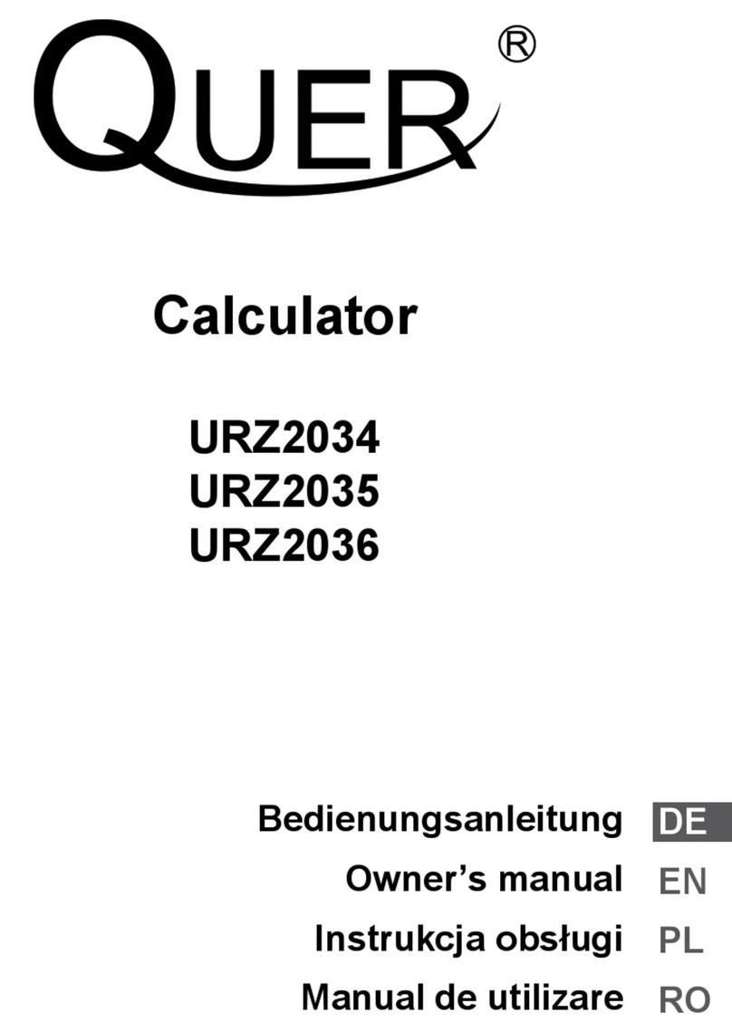 Quer URZ2034 owner's manual