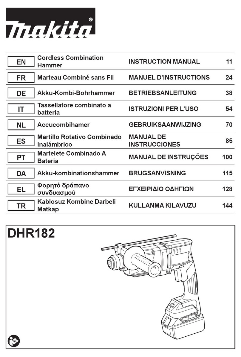 Makita DHR182 User manual