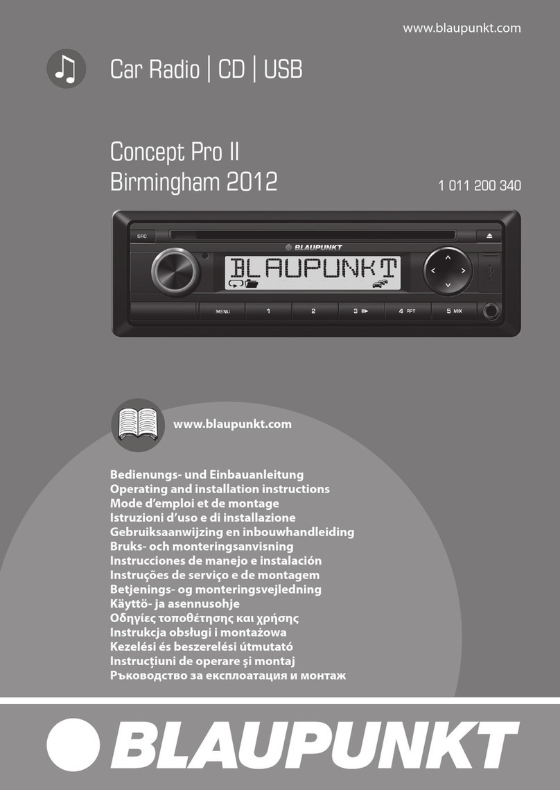 Blaupunkt Concept Pro II User manual