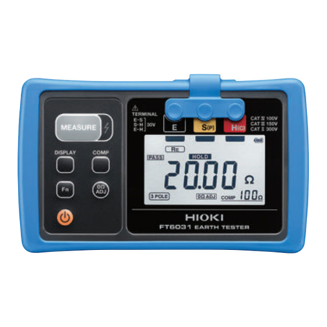 Hioki FT6031 User manual Hioki FT6031 User manual