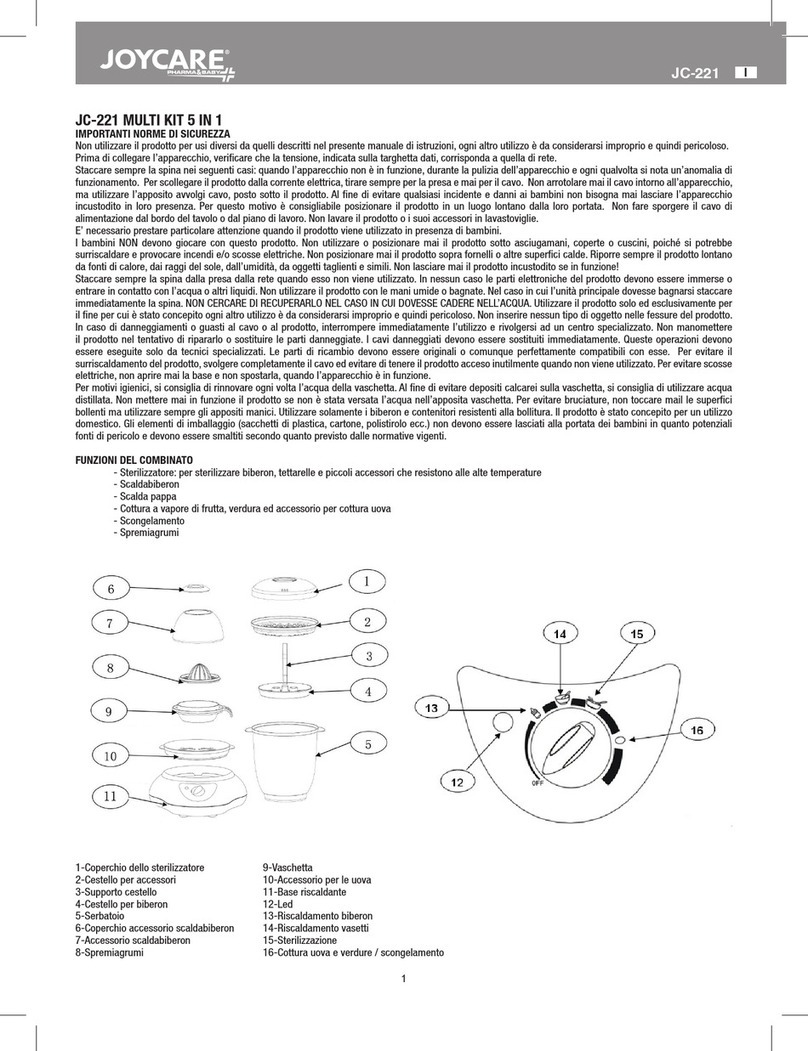 Joycare JC-221 User manual