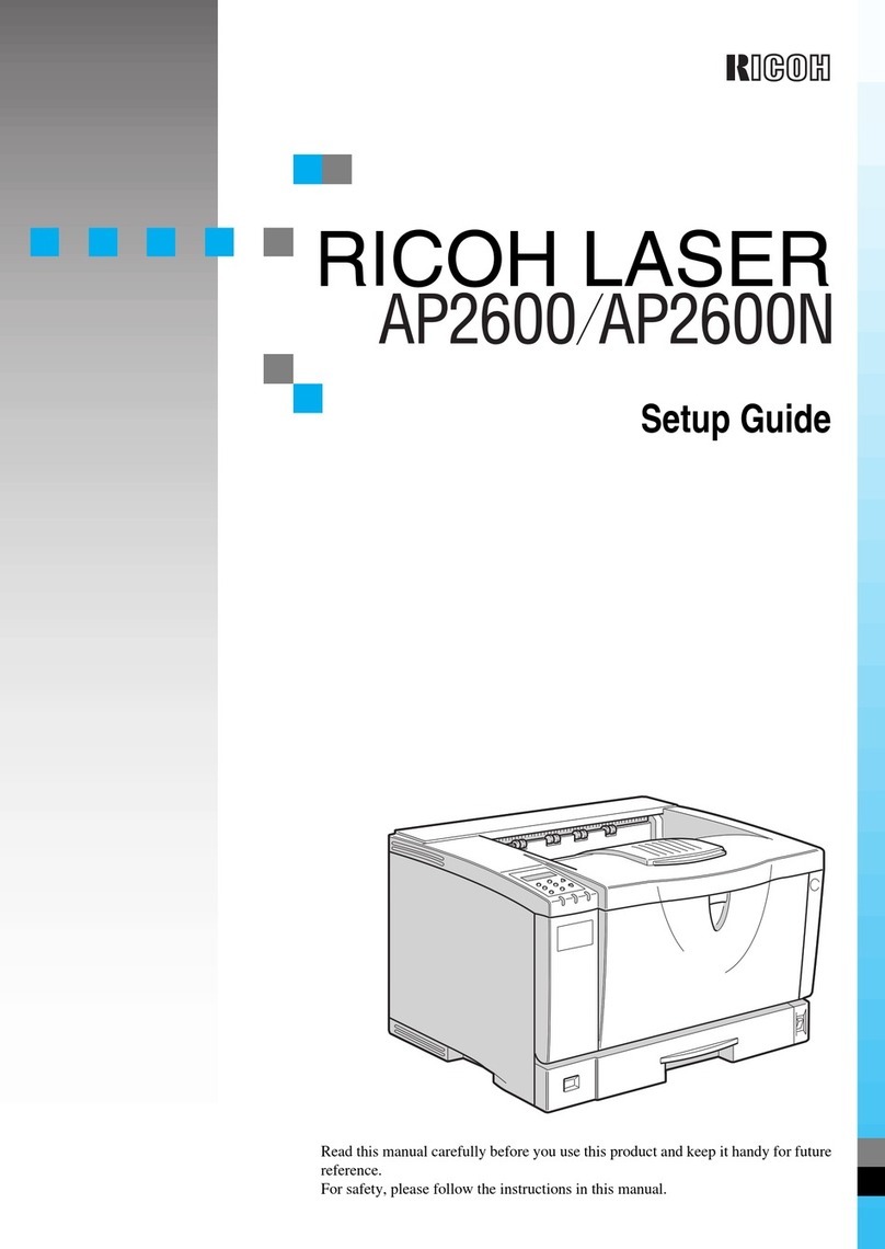 Ricoh AP2600 User manual