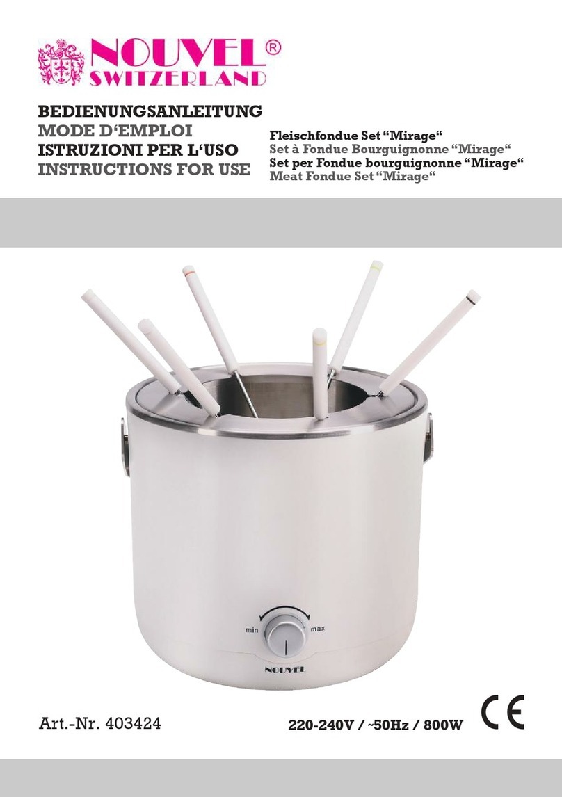 Nouvel Mirage Instructions for use